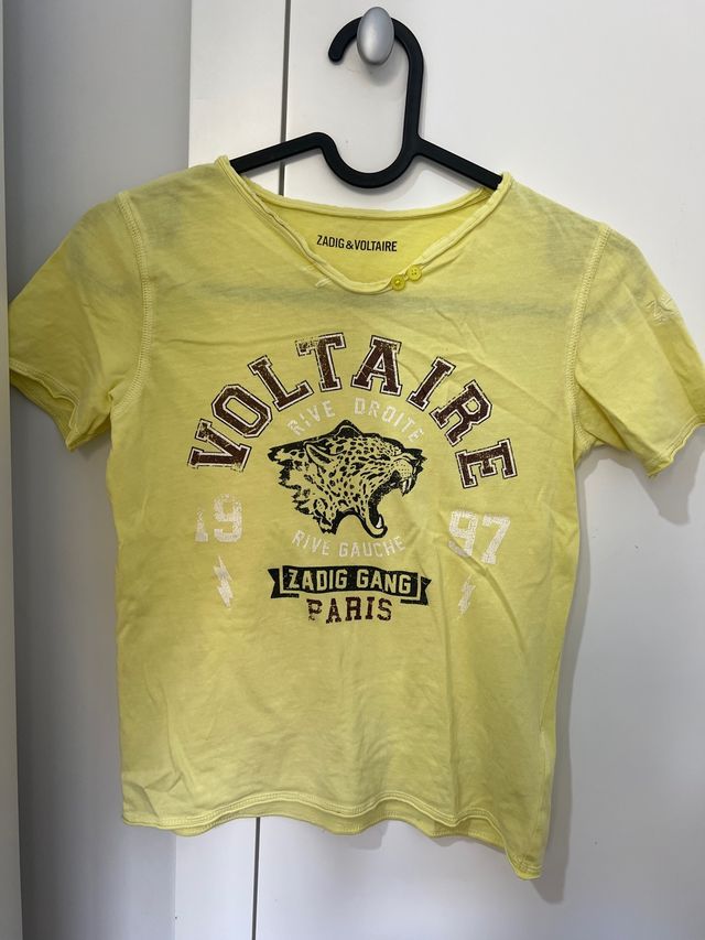 Camiseta Zadig & Voltaire Amarilla