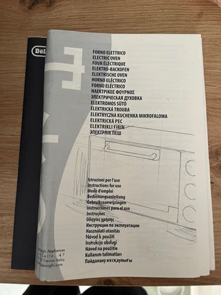 Horno eléctrico DeLonghi 20 litros