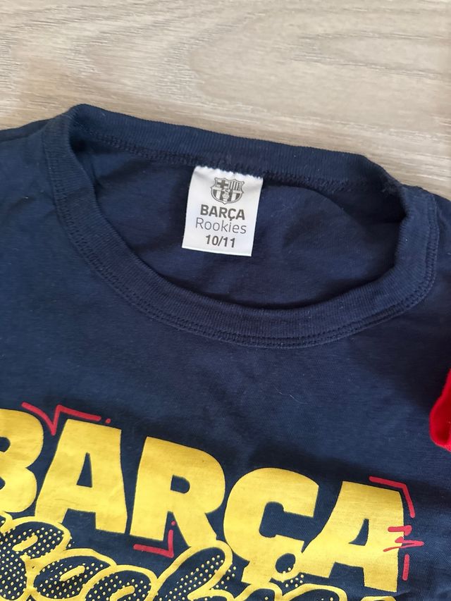 Lote 2 camisetas niño Barça Rookies