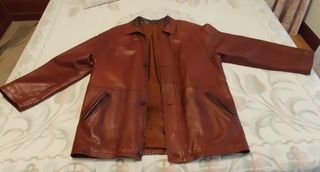 Chaquetón de cuero caballero