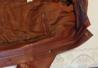 Chaquetón de cuero caballero