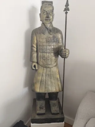 Figura Guerrero terracota - xi'an 120cm + Base 35c