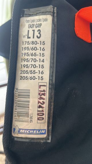 Cadenas para ruedas de coche