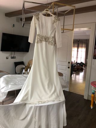 Vestido de Novia Aire Barcelona Blanco