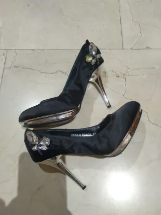 Zapatos de tacón J.C.F. SHOES negros talla 37