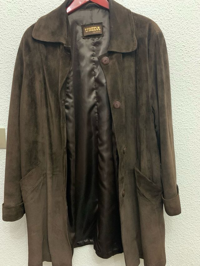 Chaquetón ante piel vacuno marrón