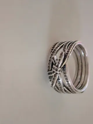 Anillo Plata Lazo
