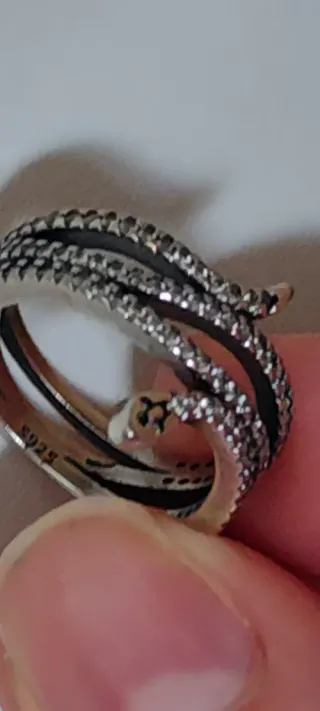 Anillo Plata 925 Serpiente Ajustable