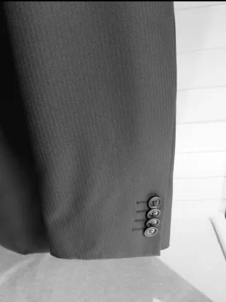 Traje de hombre raya diplomática