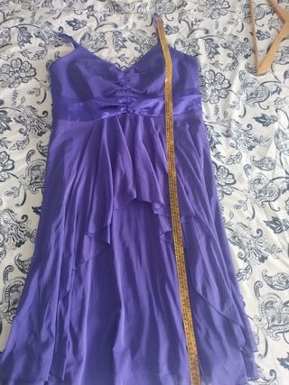 Vestido de fiesta morado