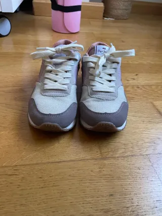 Zapatillas Pepe Jeans tonos malva de la talla 36