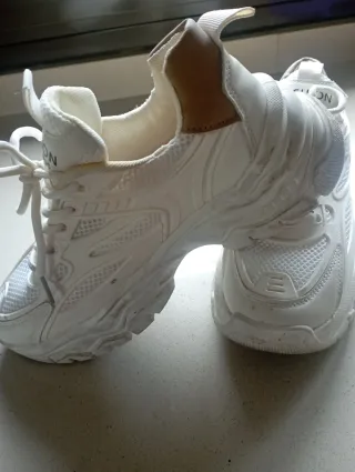 Zapatillas deportivas mujer color crudo