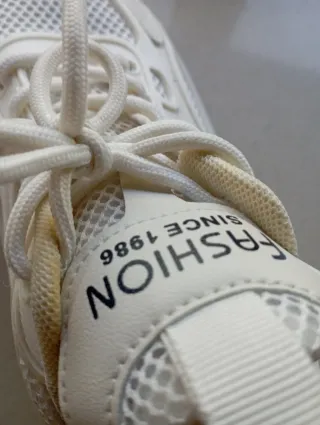 Zapatillas deportivas mujer color crudo