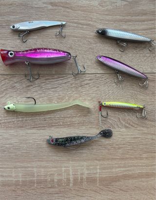 Lote señuelos pesca mar