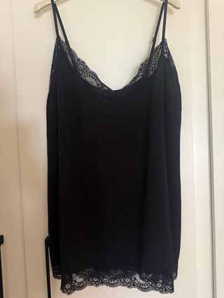 Lote 2 Tops Lenceros Beige y Negro
