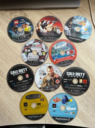 Lote Juegos PS3 y PS2