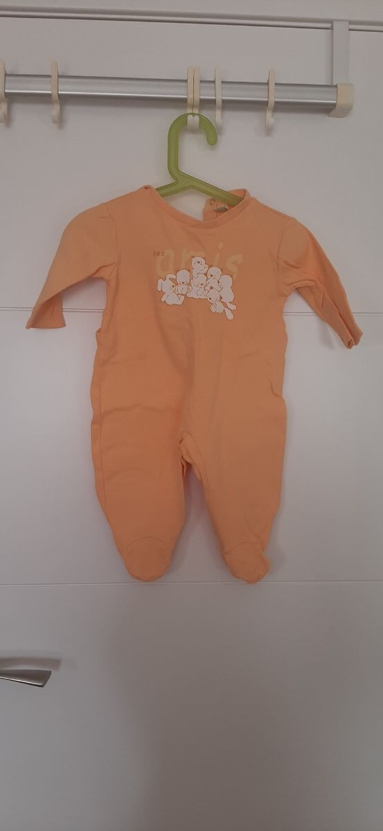 Pijama Bebé Prenatal 6-9 Meses Naranja
