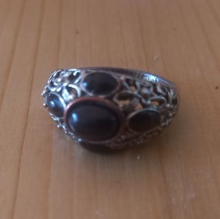 Lote 4 Anillos Bisuteria Grandes Vintage 