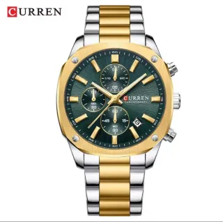 Reloj Curren Hombre Oro y Verde