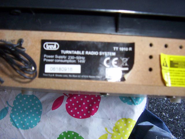 Giradischi Radio Trevi Compact Vinyl / Radio Syste