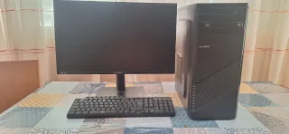 PC Sobremesa i7 Alantik Negro+Monitor Samsung pulg