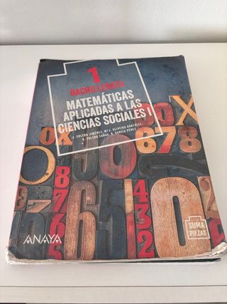 Matemáticas aplicadas a las Ciencias Sociales I.