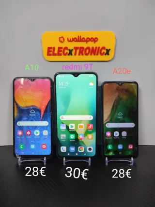 Samsung A10, Redmi 9T e Samsung A20e