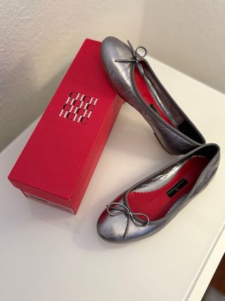 Bailarinas Carolina Herrera piel plateada