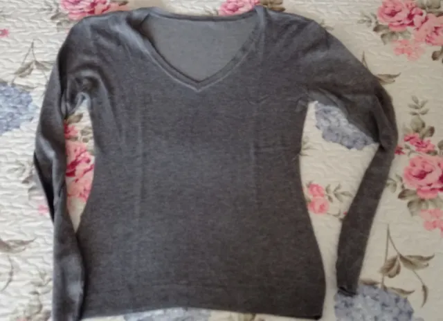 Pullover donna grigio scuro