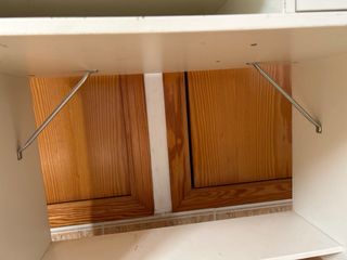 Mesa escritorio blanca con cajón