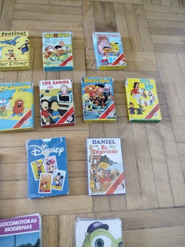 Colección cartas familias Disney y más