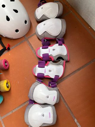 Patines y protecciones niña