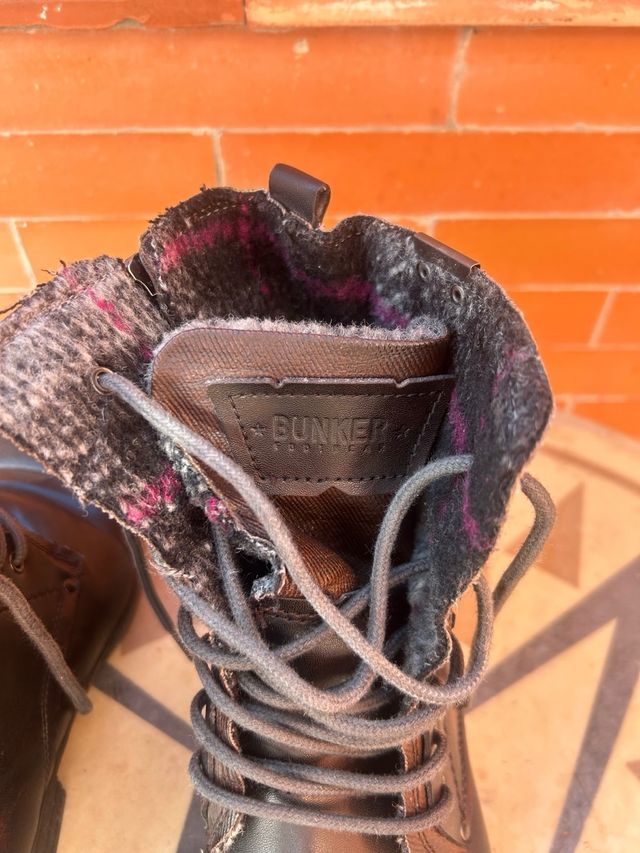 Botas Bunker Talla 45 Negras Marrones