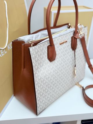 Bolso Michael Kors Beige y Marrón