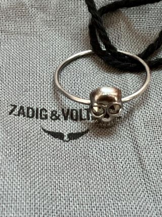 NUEVO Anillo Zadig & Voltaire Calavera Plata