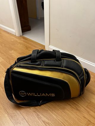 Bolso Williams Racing F1 Negro y Dorado