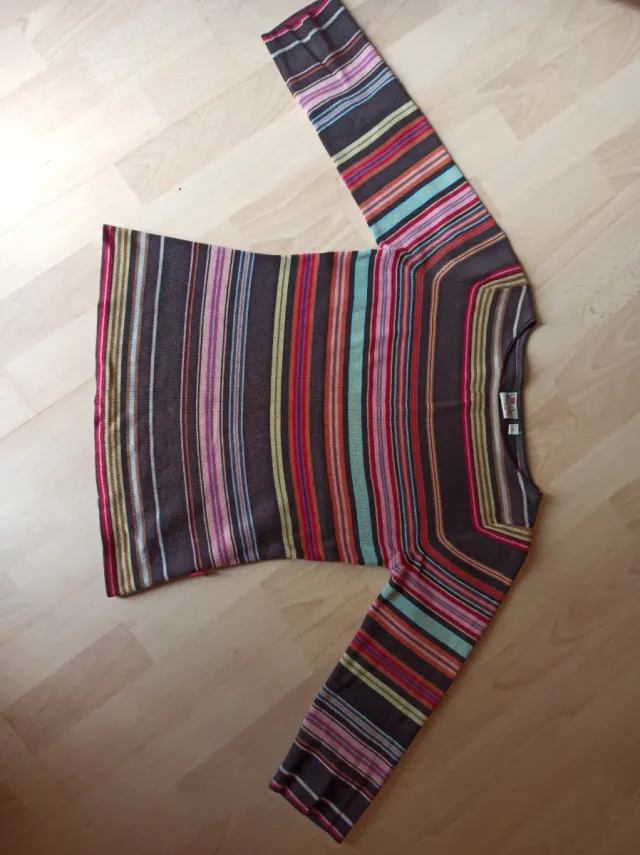 Jersey mujer rayas multicolor