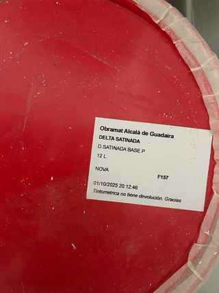 Bote Pintura DELTA 12L Satinado
