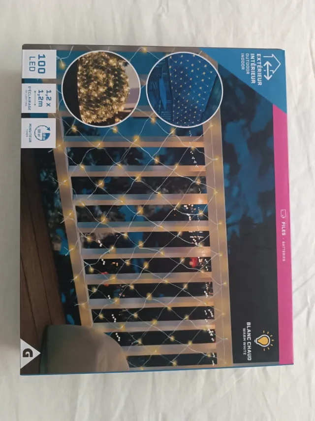 Lote luces LED Cortina Balcón 100 LED