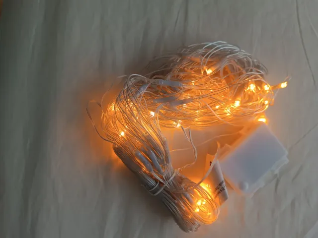 Lote luces LED Cortina Balcón 100 LED