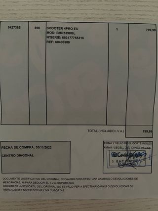 Patinete Eléctrico Xiaomi 4 Pro