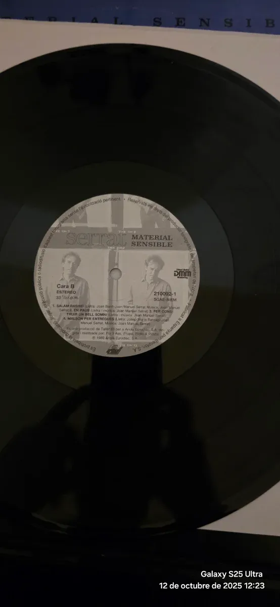 Vinilo LP Joan Manuel Serrat - Material Sensible