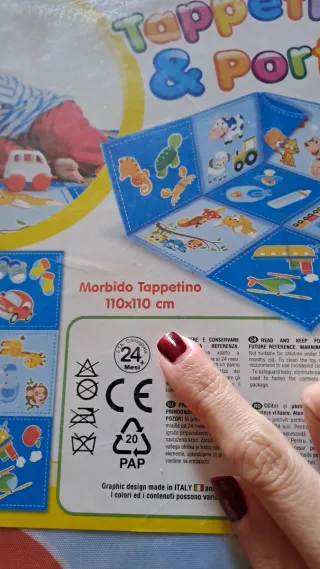 Tappetino e Portagiochi 2 in 1