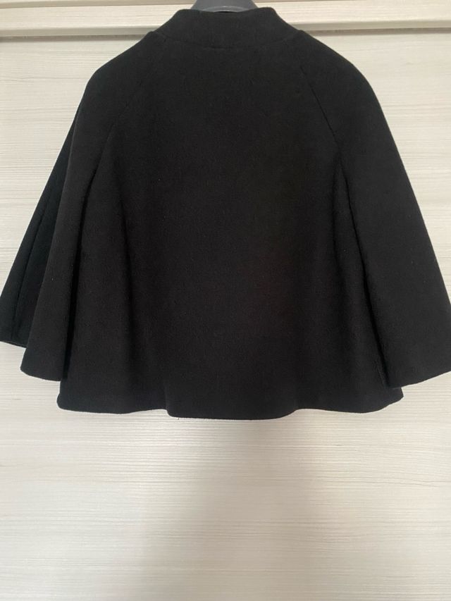 Mantellina in panno nera