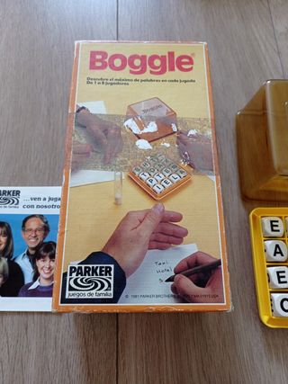 Juego de mesa Boggle Parker 1981