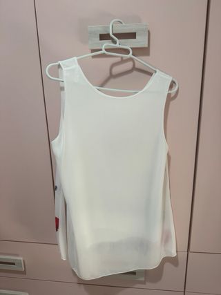 Blusa floral blanca