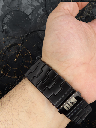 Orologio Uomo Ispirato 46mm Inox Black White