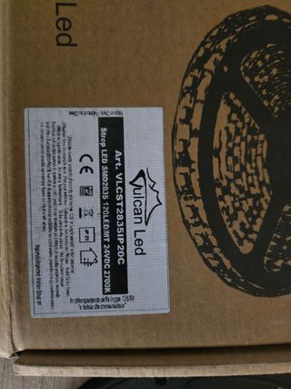 Striscia LED Vulcan Led 2700K 24VDC