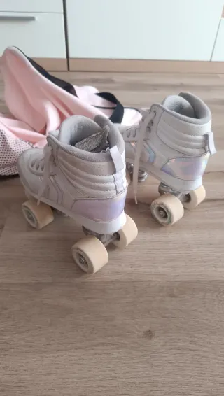 Patines 4 Ruedas Talla 35 + Bolso
