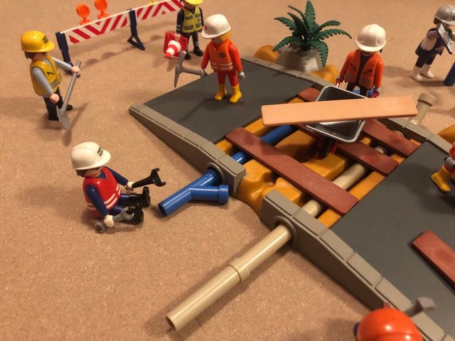 10 Playmobil obra y construcción completisimo
